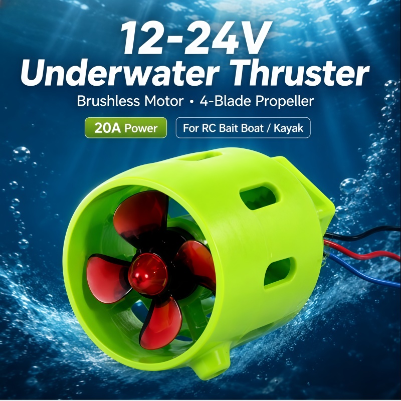 Trolling Reel - Motor Subaquático Brushless 12-24V 20A com