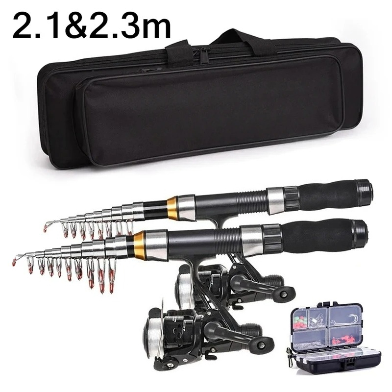 Reel Cover - BRAVMAK 2.1/2.3 mTelescópica Vara de Pesca