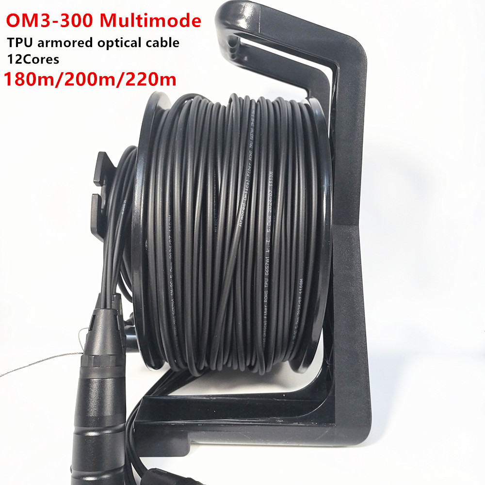 OM3 multimodo, 12 núcleos, cab - Reel Cover avaliação e preço