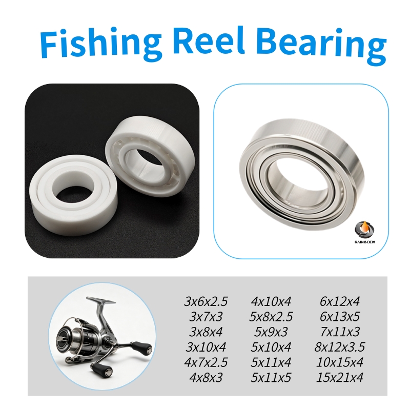 1/5/10 Peças Rolamentos Híbrid - Spinning Reel avaliação e preço