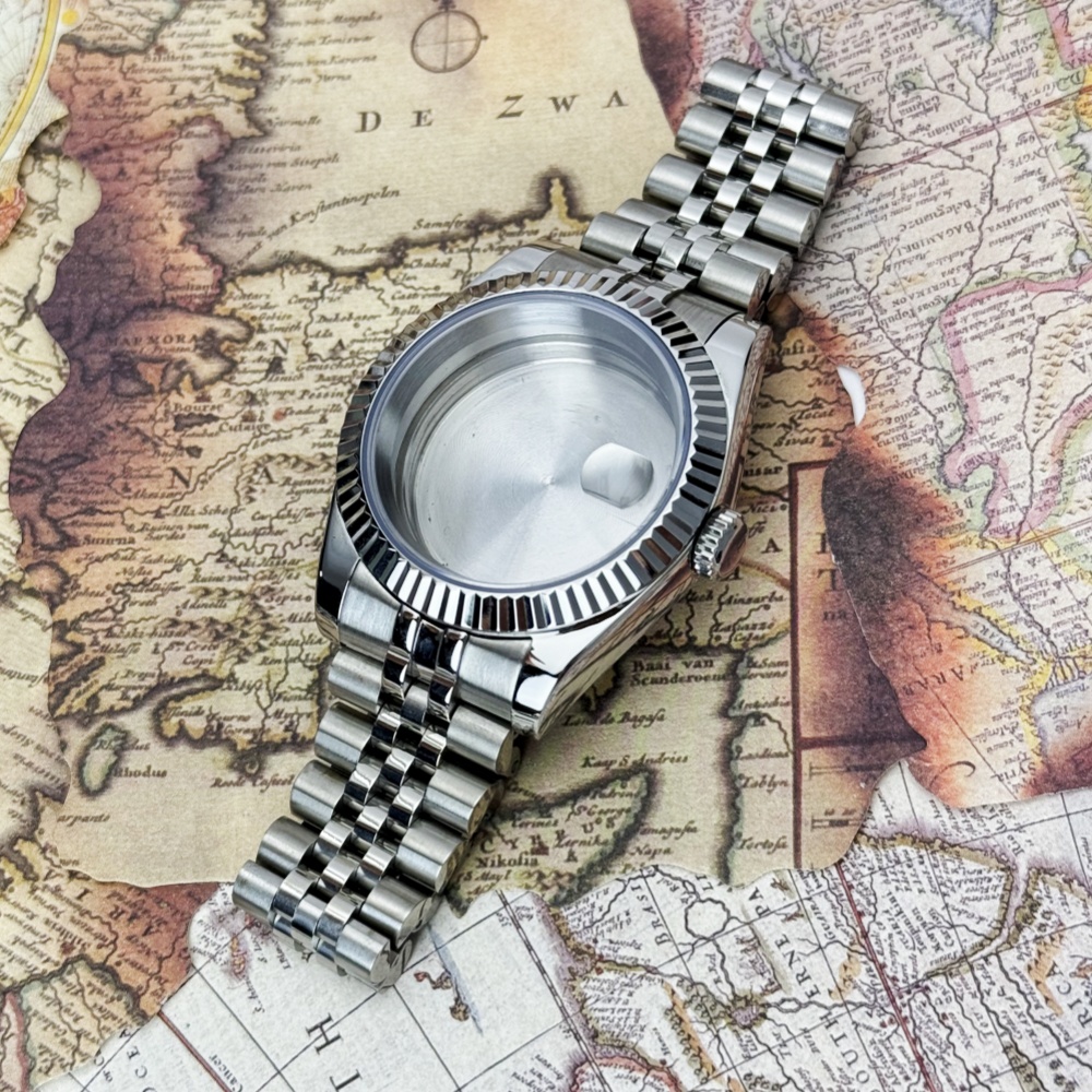 36/39mm vidro safira para date - Reel Case avaliação e preço
