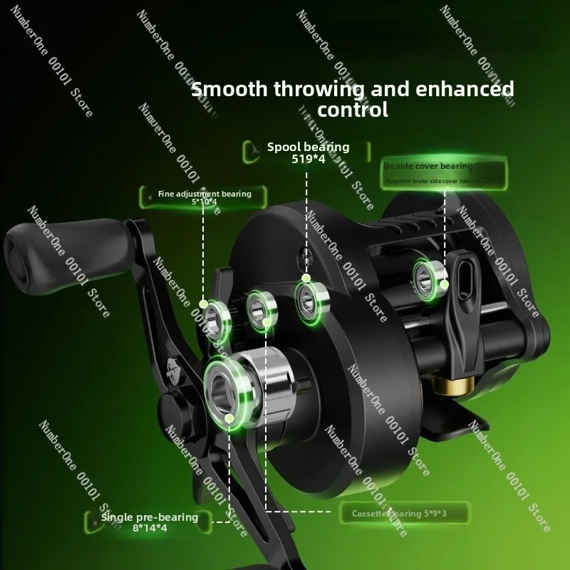 Carretilha de Pesca com Freio  - Baitcasting Reel avaliação e preço