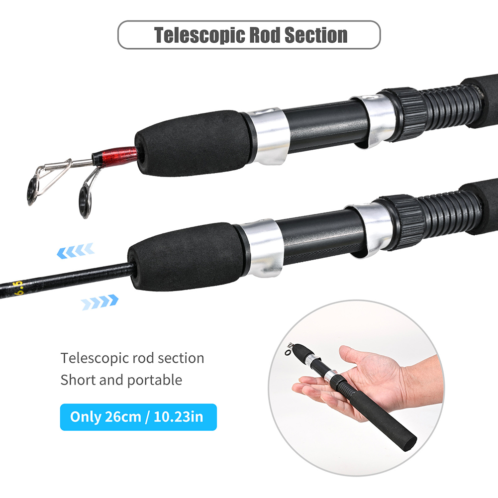 1 conjunto de vara de pesca co - Ice Fishing Reel avaliação e preço