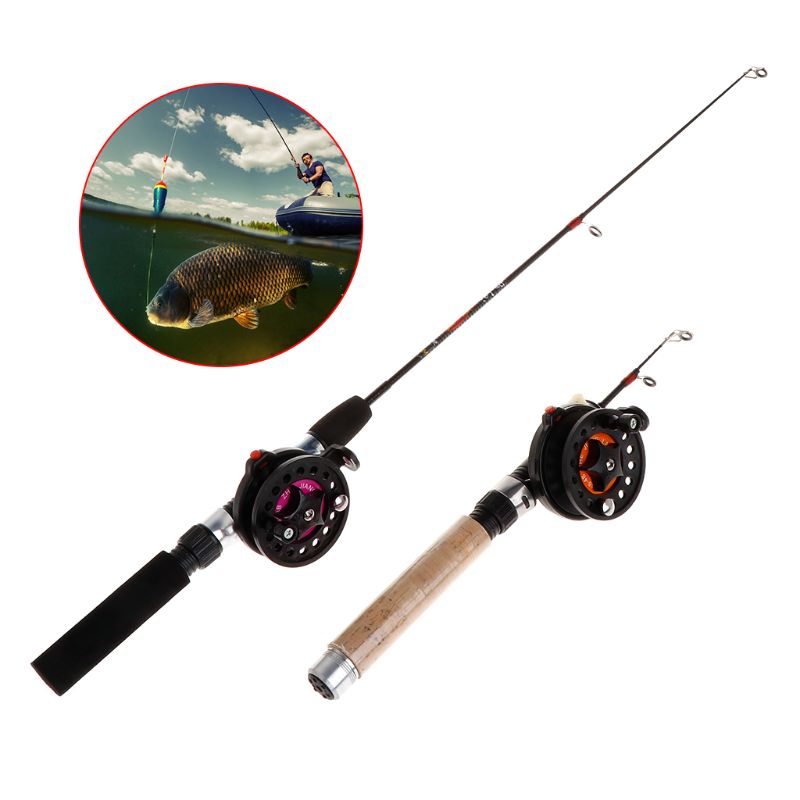 YD61 1 conjunto vara pesca com - Ice Fishing Reel avaliação e preço