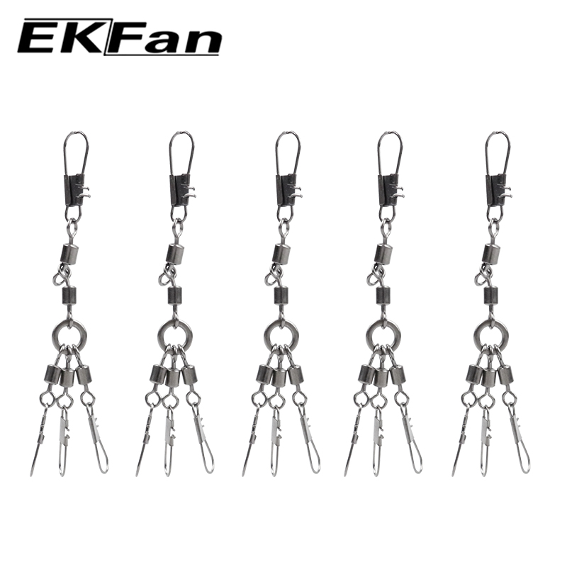 EKFan 5pcs Conector de anel em - Conventional Reel avaliação e preço