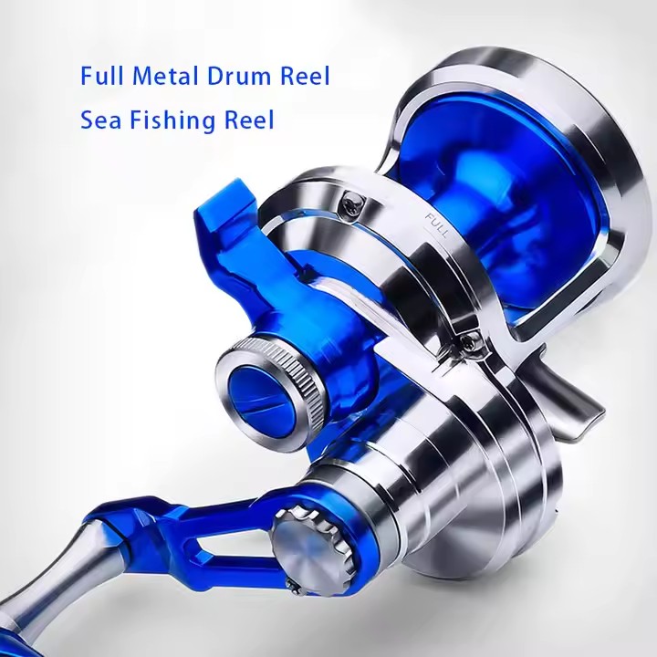Todo o metal 9 + 1bb cnc carre - Trolling Reel avaliação e preço