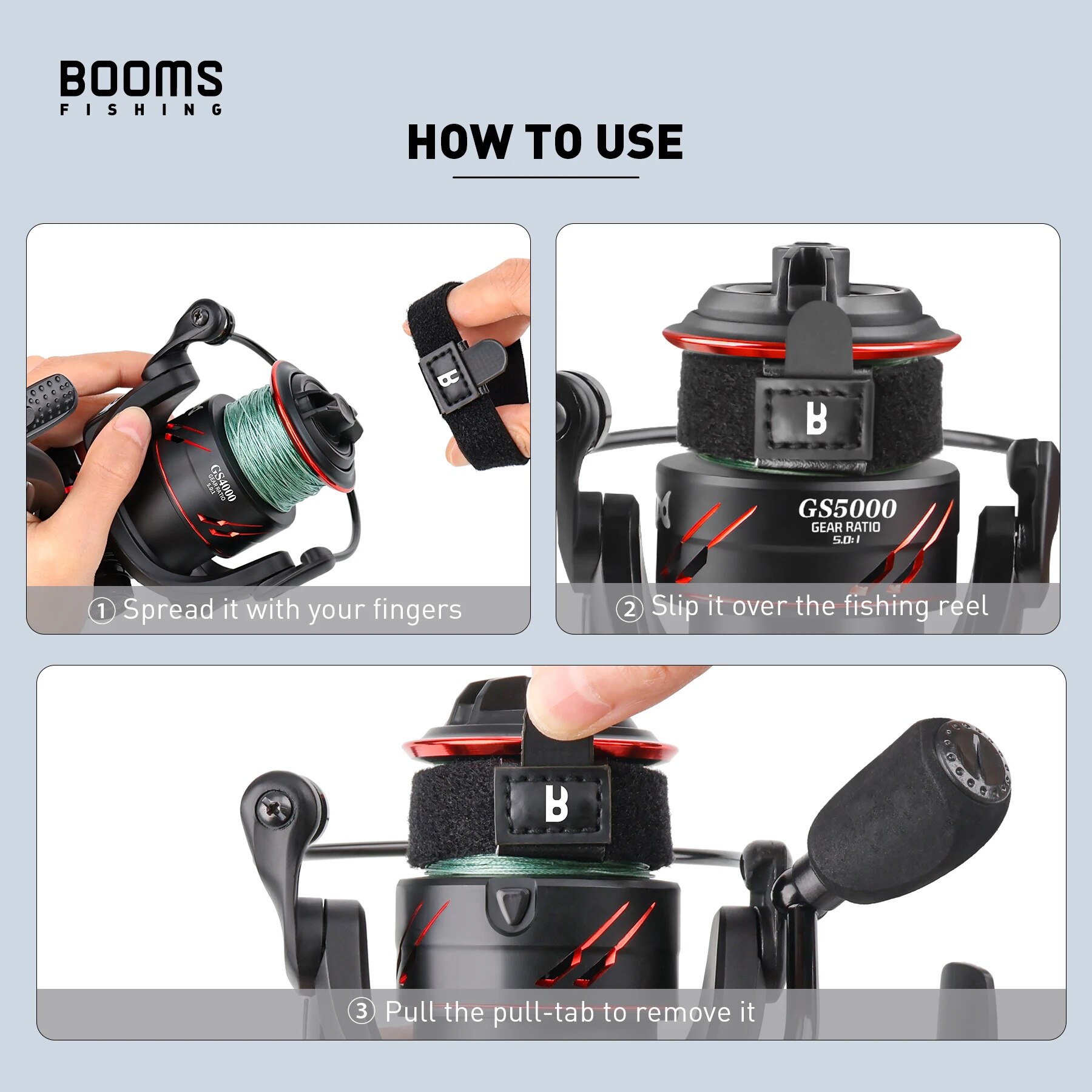 Booms Pesca Spinning Reel Prot - Reel Cover avaliação e preço